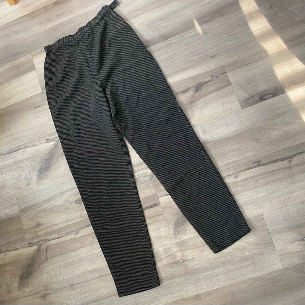 Finity Dark and Tan Stripe Trousers